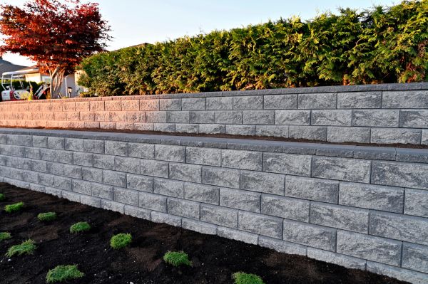 Concrete Retaining Wall Installation in Longmont