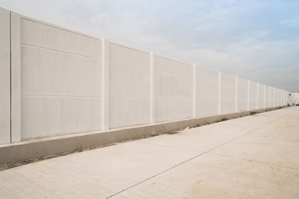 Concrete Fence Construction in Longmont